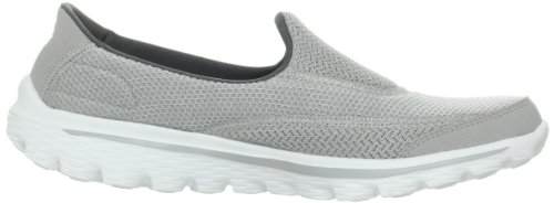 Skechers Performance Women's Go Walk 2 Slip-On Walking Shoe, Grey, 8 M US