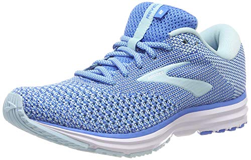 Brooks Womens Revel 2 Running Shoe - Blue/Island/White - B - 7.5