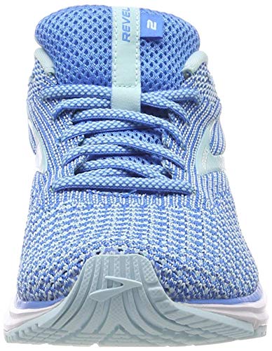 Brooks Womens Revel 2 Running Shoe - Blue/Island/White - B - 7.5