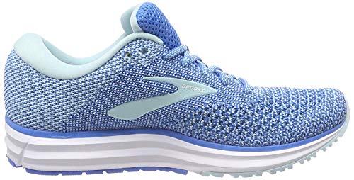 Brooks Womens Revel 2 Running Shoe - Blue/Island/White - B - 7.5
