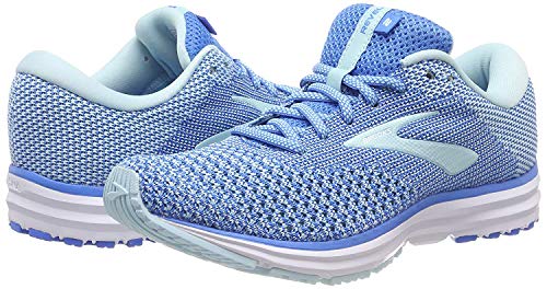 Brooks Womens Revel 2 Running Shoe - Blue/Island/White - B - 7.5