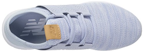 New Balance Women's Fresh Foam Cruz V2 Sneaker, Ice Blue/White, 6.5 B US