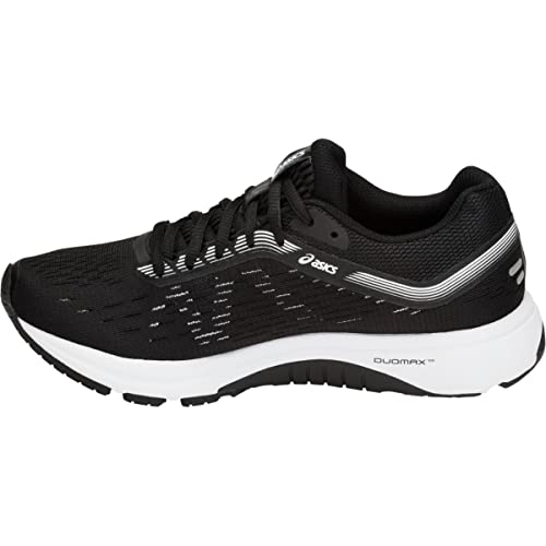 ASICS Women's GT-1000 7 Running Shoes, 6, Black/White