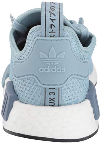 adidas Originals Women's NMD_R1 Running Shoe, ash Grey/ash Grey/raw Steel, 5