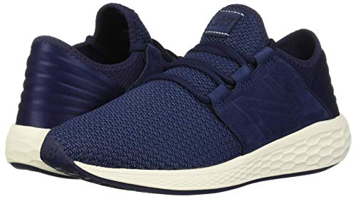 New Balance Women's Fresh Foam Cruz V2 Sneaker, Pigment/Vintage Indigo/Sea Salt, 9.5 B US