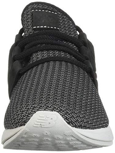 New Balance Men's Fresh Foam Cruz V2 Sneaker, Black/Castlerock/Nubuck, 10 2E US