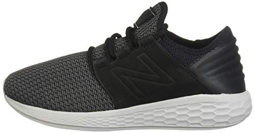 New Balance Men's Fresh Foam Cruz V2 Sneaker, Black/Castlerock/Nubuck, 10.5 D US
