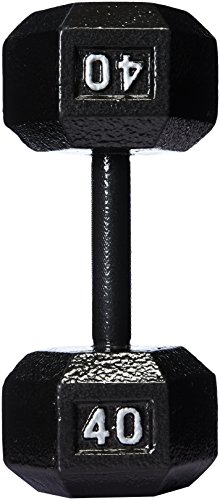 AmazonBasics Cast Iron Hex Dumbbell