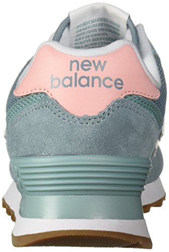 New Balance Women's 574 V2 Summer Sneaker, Smoke Blue, 5.5 B US