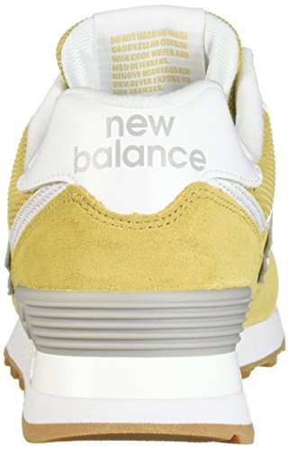 New Balance Women's 574 V2 Essentials Sneaker, Toasted Coconut/White, 5.5 W US
