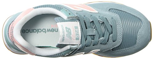 New Balance Women's 574 V2 Summer Sneaker, Smoke Blue, 5.5 B US