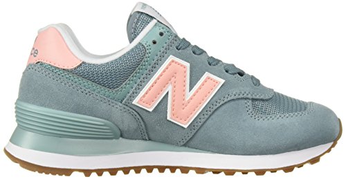 New Balance Women's 574 V2 Summer Sneaker, Smoke Blue, 5.5 B US