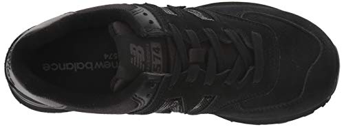 New Balance Women's 574 V2 Holiday Sparkler Sneaker, Black/Black, 6.5