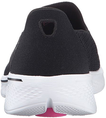 Skechers Performance Women's Go Walk 4 Pursuit Walking Shoe, Black/White - 6 B(M) US