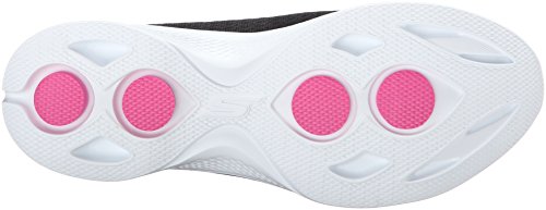 Skechers Performance Women's Go Walk 4 Pursuit Walking Shoe, Black/White - 6 B(M) US