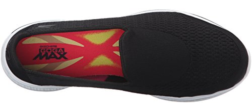 Skechers Performance Women's Go Walk 4 Pursuit Walking Shoe, Black/White - 6 B(M) US