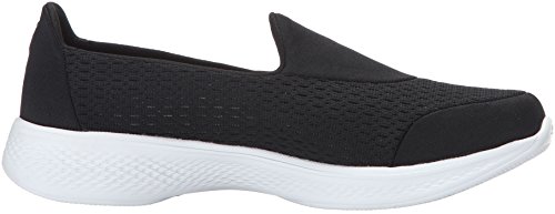 Skechers Performance Women's Go Walk 4 Pursuit Walking Shoe, Black/White - 6 B(M) US