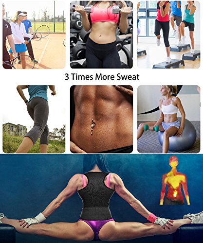 GAODI Women Waist Trainer Vest Slim Corset Neoprene Sauna Tank Top Zipper Weight Loss Body Shaper Shirt