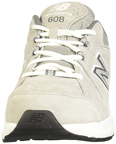 New Balance Men's 608 V5 Casual Comfort Cross Trainer, Team Away Grey/Castlerock, 8.5 X-Wide