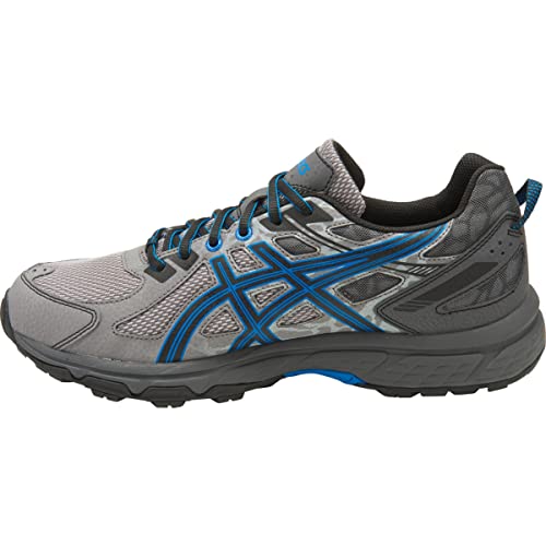 ASICS Men's Mens Gel-Venture 6 Athletic Shoe, Aluminum/Black/Directoire Blue, 8.5 Medium US
