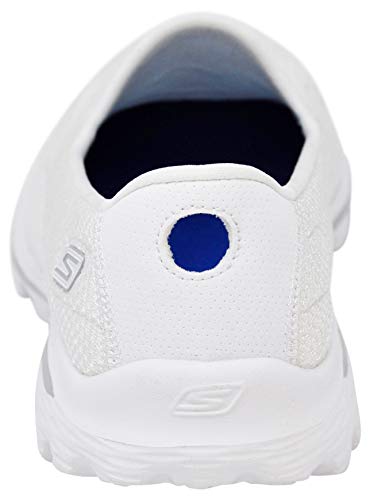 Skechers Performance Women's Go Walk 2 Slip-On Walking Shoe, White, 7.5 M US