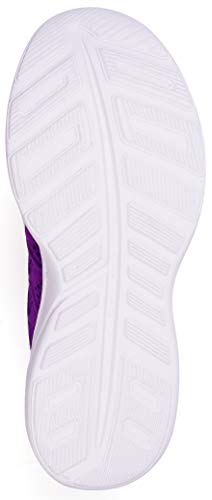 Joomra Women Gym Sneakers Casual Ladies Lightweight Fashion Female Walking Running Sport Workout Athletic Tennis Shoes Purple Size 11