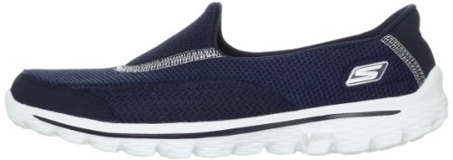 Skechers Performance Women's Go Walk 2 Slip-On Walking Shoe, Navy, 6 M US