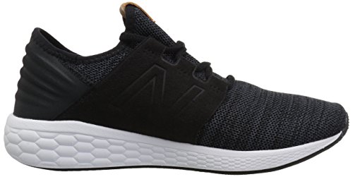 New Balance Men's Fresh Foam Cruz V2 Sneaker, Black/White, 14 D US