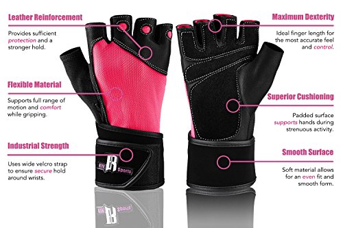 RIMSports Weight Lifting Gloves - Men and Women
