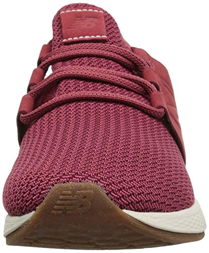 New Balance Women's Fresh Foam Cruz V2 Sneaker, Earth Red/Vortex/Sea Salt, 6 W US