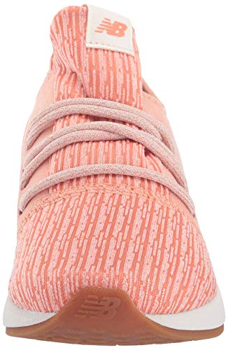 New Balance Women's Fresh Foam Cruz Decon V2 Sneaker, Faded Copper/Pink Mist, 8 D US