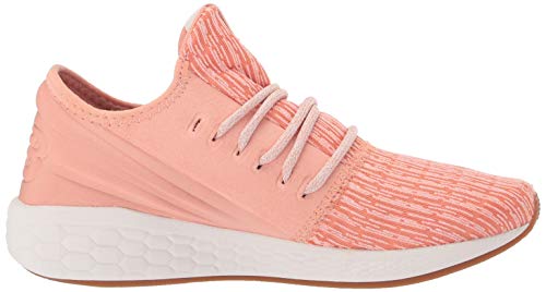 New Balance Women's Fresh Foam Cruz Decon V2 Sneaker, Faded Copper/Pink Mist, 8 D US