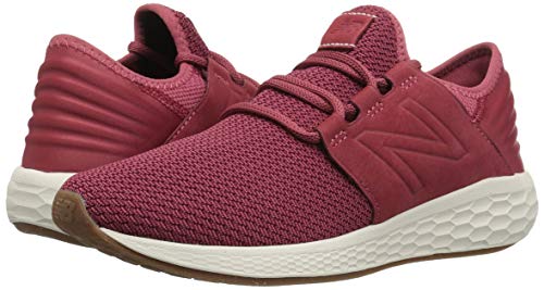 New Balance Women's Fresh Foam Cruz V2 Sneaker, Earth Red/Vortex/Sea Salt, 8.5 D US