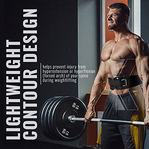 Fire Team Fit Weight Lifting Belt for Men and Women, 6 Inch, Bodybuilding & Fitness Back Support for Cross Training Workout, Squats, Lunges (30" - 34" Around Navel, Small, Grey)