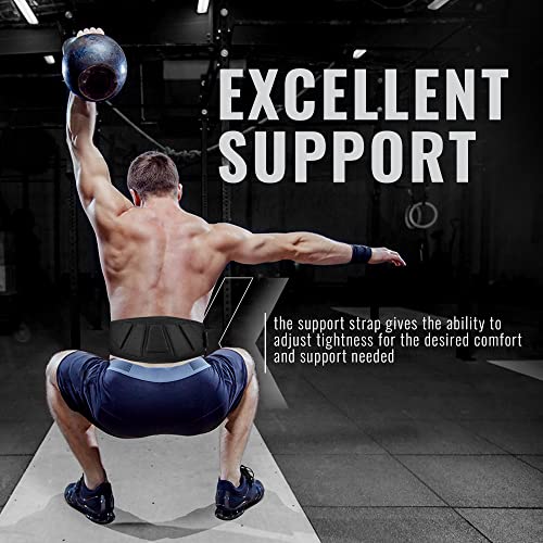 Fire Team Fit Weight Lifting Belt for Men and Women, 6 Inch, Bodybuilding & Fitness Back Support for Cross Training Workout, Squats, Lunges (30" - 34" Around Navel, Small, Grey)