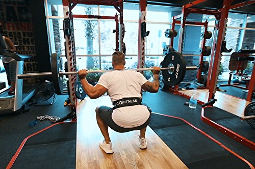 ProFitness Genuine Leather Weight Lifting Belt | Proper Weightlifting Form for Squats, Deadlfits, Powerlifting & Cross Training