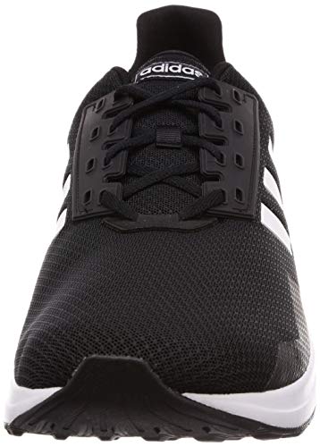 adidas Men's Duramo 9 Running Shoe, Black/White, 10.5