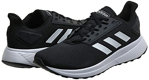 adidas Men's Duramo 9 Running Shoe, Black Negbás Ftwbla 000, 9.5