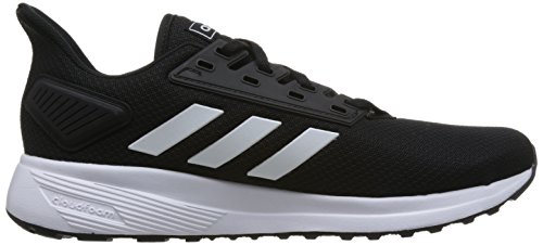 adidas Duramo 9 Mens Running Fitness Trainer Shoe Black/White - UK 11