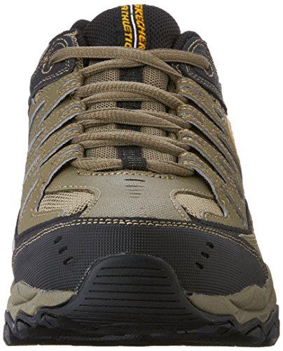 Skechers mens M.fit fashion sneakers, Pebble/Black/Pebble, 11.5 US