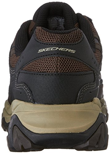Skechers mens Afterburn M. Fit fashion sneakers, Brown/Taupe, 12 US
