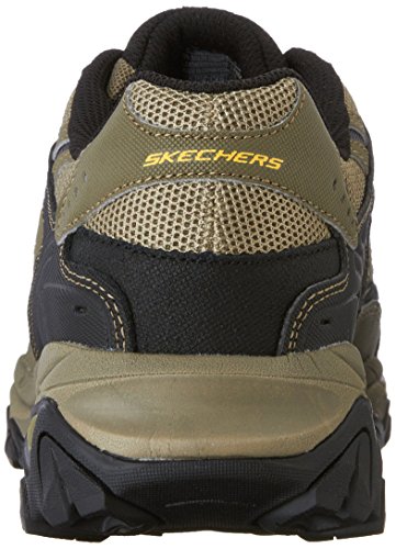 Skechers mens M.fit fashion sneakers, Pebble/Black/Pebble, 12 US
