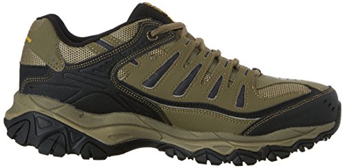 Skechers mens M.fit fashion sneakers, Pebble/Black/Pebble, 11.5 US