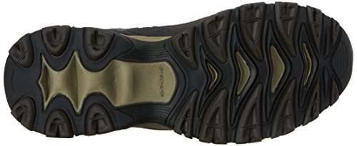 Skechers mens Afterburn M. Fit fashion sneakers, Brown/Taupe, 13 US