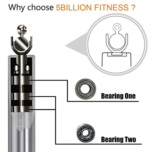 5BILLION Speed Jump Rope - 360° Swivel Ball Bearing - Adjustable - Workout for Double Unders, Exercise, WOD, Outdoor, MMA & Boxing Training (Silver)