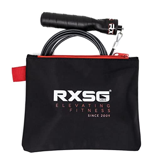 Rx Jump Rope - Black Ops Handles with Trans Black Cable Buff 3.4 9'0"
