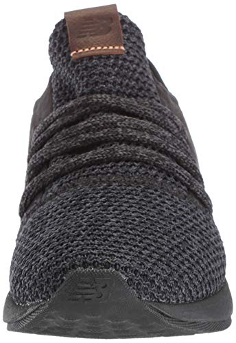 New Balance Women's Fresh Foam Cruz Decon V2 Sneaker, Black Knit/Black, 9.5 M US