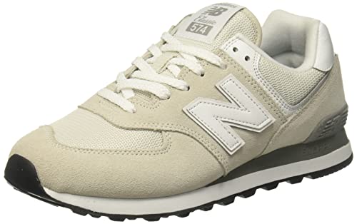 New Balance Women's 574 V2 Evergreen Sneaker, White/White, 11 Wide