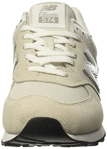 New Balance Women's 574 V2 Evergreen Sneaker, White/White, 11 Wide