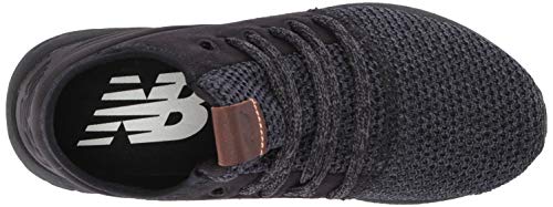 New Balance Women's Fresh Foam Cruz Decon V2 Sneaker, Black Knit/Black, 9.5 M US
